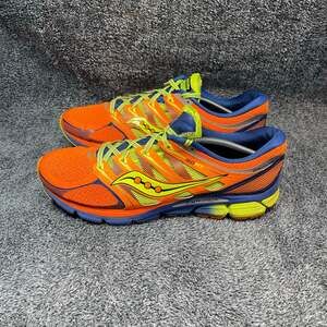 Saucony Zealot ISO Orange Running Shoes Size 14 Mens